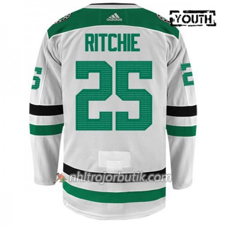 Barn Ishockey Dallas Stars Tröja BRETT RITCHIE 25 Adidas Vit Authentic